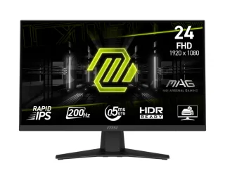 MSI MAG 244F | 9s6-3bc41h-001 | 23.8" FHD IPS 200Hz - 0.5 ms