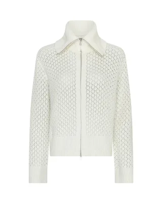 msch copenhagen - MSCHDaina Zip Cardigan egret - Gr. - XL
