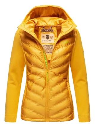 Navahoo Damen Steppjacke Nimm mich mit – Figurbetont, Stylisch & Bequem mit Kapuze