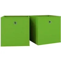 VCM Faltbox Boxas 2er Set B. 27 x T. 27 x H. 28 cm (Spar-Set, 2), Platzsparende Lösung gegen Chaos, Wohnbereich, Büro oder Kellerregal
