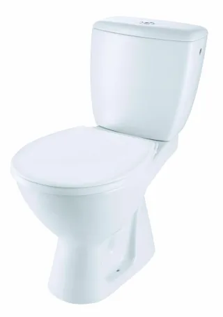 Neuesbad Basic plus Stand-WC-Kombination Komplettset, Abgang innen senkrecht FSS1100