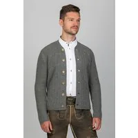 Edelnice Trachtenstrickjacke Leo Rauchgrau
