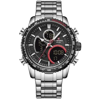 NAVIFORCE Multi-function Men Watch Night Light Waterproof Quartz Watch Timepiece Chronograph Date Sport Watch for Male