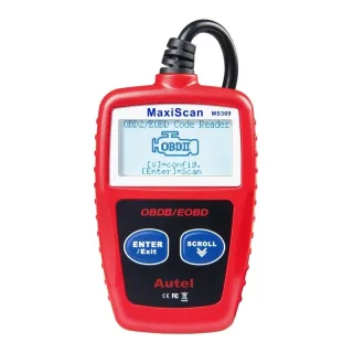 Autel MaxiScan MS309 OBD2 Scanner Code Reader Car Diagnostic Tool Read Clear Engine Fault Codes Check MIL Live Data Free