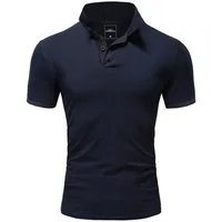 Amaci&Sons Poloshirt MAINE Basic Kurzarm Poloshirt