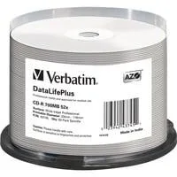 CD-R 700 MB, CD-Rohlinge 52fach, 50 Stück, bedruckbar