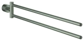 GROHE Handtuchhalter Atrio 40888 2-armig satin steel, 40888MS0 40888MS0