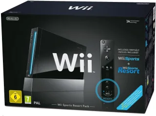 Nintendo Wii Sports Resort Pak [inkl. Wii Sports Wii Sports Resort Remote Plus Controller] schwarz