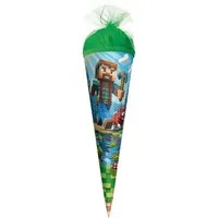 Roth Schultüte Block Game, 50 cm rund, Tüllverschluss