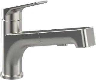 Villeroy & Boch Küchenarmatur Junis Shower 225x650mm aus Edelstahl Edelstahl massiv, 928100LC 928100LC