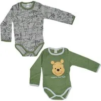 Disney Strampler Winnie the Pooh Baby Bodys 2er Pack Baumwolle Mehrfarbig Baby Kleidung