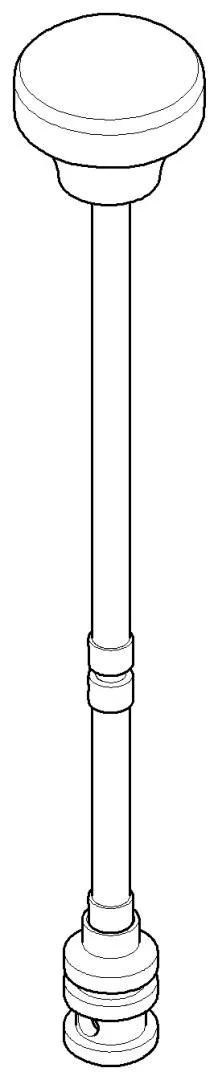 Dornbracht Zugstange für Ablaufgarnitur Ersatzteile 04203603010 D. 30 x 200 mm Chrom 04203603010-00