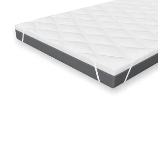 Schlaftroll Topper, Weiß, Textil, Rechteckig, 180x200 cm, Oeko-Tex® Standard 100, Schlafzimmer, Matratzen Shop, Matratzenzubehör, Topper