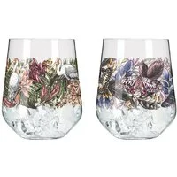 Ritzenhoff Cocktailglas Ritzenhoff Schattenfauna Gin Tumbler 2er #1 #2 M.EnterriosF21, Kristallglas