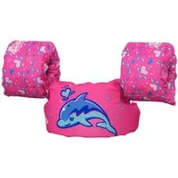 Bestway Schwimmweste Puddle Jumper, Rückenseite mit verstellbarem Gurt und Clipverschlüssen