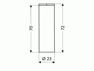 Schell Eckventil Designblende Baulänge 70mm 3/8" chrom 230620699