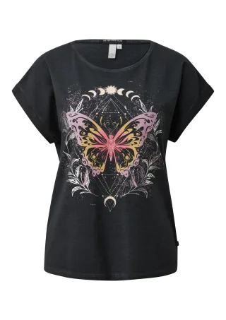 qs - T-Shirt schwarz - Gr. - S