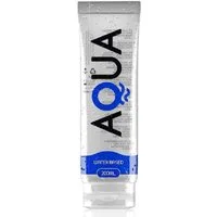 denu-shop Gleitgel Gleitmittel Gleitcreme AQUA Quality Wasserbasis 200ml ohne Kleben, Packung, 1-tlg., Lange Gleitkapazität