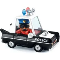 DJECO Spielzeug-Auto Crazy Motors Spielzeugauto mit Fahrerfigur & Federung Metall