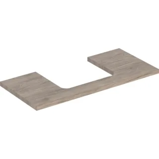 Geberit ONE Waschtisch-Platte, Ausschnitt mittig, für Aufsatzwaschtisch 505284006