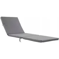 Bazkar Sitzkissen Daytona Kissen für den Gartenliegestuhl 192 x 64 cm, Befestigung mit Gummiband, wasserabweisend