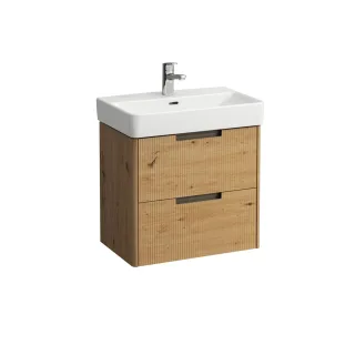 LAUFEN Waschtischunterschrank JUNA 361x572x515 2 Schubl m. Griffmulde f.WT H818959 wildeiche, H4114 H4114821092671