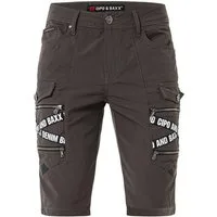 Cipo & Baxx Stoffhose Capri-Shorts mit zahlreichen Taschen