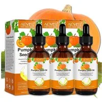 ALIVER Haaröl Kürbiskern Haaröl Haarwachstum Wimpern Bart Nägel Bio Vegan Aliver, 3-tlg., Vegan