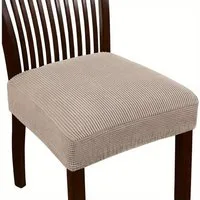 Agger Stuhlhusse Stuhlbezug Sitzfläche, Stretch Bezug für Stühle Sitzbezüge, für Esszimmerstühle Abwaschbar Schonbezug Stuhl Hussen
