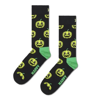 happy socks - Pumpkin Sock Schwarz - Gr. - 43.5