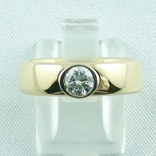 Konfigurator - Massiver Herrenring bzw Damenring mit Diamanten Halbkaräter aus Gold