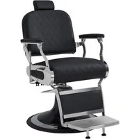 Barberpub Stuhl Barberpub Friseurstuhl mit Kopfstütze 3855, Höhenverstellbar
