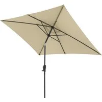 doppler® Sonnenschirm Doppler LIFE Lift 250 x 200 rechteckig Mittelmastschirm Sonnenschirm