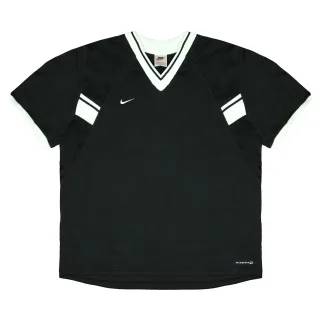 Nike Dri-Fit-Training T-Shirt Kurzarm V-Ausschnitt Schwarz Frauen Fitnessstudio Top 229326 010