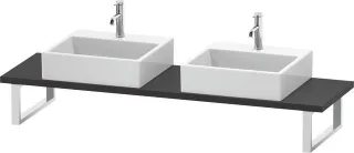 Duravit L-Cube Konsole Graphit Supermatt 800x480x30 mm - LC105C08080 LC105C08080