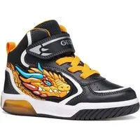 Geox J INEK BOY - Blinkschuh Sneaker Motiv-Boots mit Blinkfunktion, Größenschablone zum Download