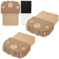 PRIMEBAG Staubsaugerbeutel 20 Staubbeutel und 4 Filter passend für Vorwerk Tiger 250 251 252