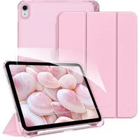 Fintie Tablet-Hülle für iPad 11 Generation 11'' 2025 (A16), iPad 10 Generation 10.9'' 2022, mit Schutzfolie-ultradünne transparente Rückseite Case mit Stifthalter