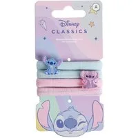 Cerda Haargummi Lilo & Stitch Set – 4 Stück elastische Haarbänder für Kinder, 4-tlg.