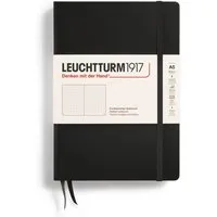 Leuchtturm1917 Notizbuch Medium A5 Hardcover Schwarz Dotted