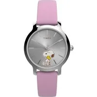 Timex Quarzuhr TIMEX x PEANUTS TIMEX TRANSCEND TW2Y26000AJ, Armbanduhr, Damenuhr, Lederarmband, analog
