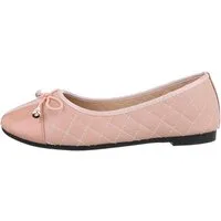 Ital-Design Damen Freizeit Ballerina (85894055) Blockabsatz Klassische Ballerinas in Altrosa