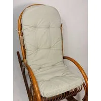 Rattani Polsterauflage Polster für Rattan Schaukelstuhl, Sesselauflage 125 x 50 x 6 cm