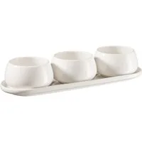 MÄSER Servier-Set Taya, Porzellan, (Set, 4-tlg)