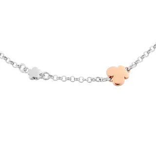 Orphelia 'Lorelei' Armband aus 925er Sterlingsilber für Damen – Silber/Rosé ZA-7386