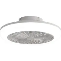 Sofucor Deckenventilator mit LED-Beleuchtung und Fernbedienung, 45,6cm, Leiser Gleichstrommotor, 3 Geschwindigkeiten, Timer