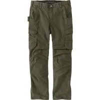Carhartt Cargohose Relaxed Straight Steel Rugged Flex™ Ripstop Double-Front Cargo Pant