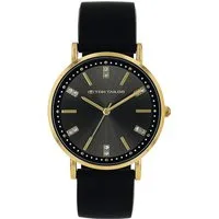 TOM TAILOR Quarzuhr 2100501, Armbanduhr, Damenuhr, Silikonarmband, analog, Glassteine