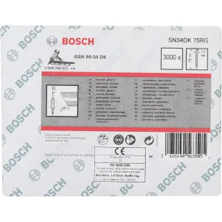 Bosch D-Kopf Streifennagel, verzinkt, gerillt - 2608200021