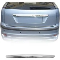 OMAC Zierleisten-Aufkleber Kofferraumleiste Griff für Ford Focus Stufenheck 2004-2010, (1tlg), Langlebig,Einfache Reinigung,Einfache Installation,Rostbeständig
